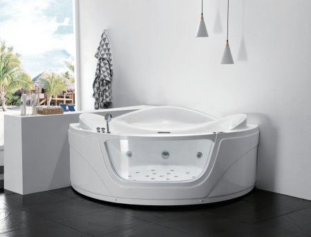 Акриловая ванна Gemy G9247 K с гидромассажем