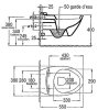 Чаша для унитаза подвесного Jacob Delafon Presqu'ile E1466-00