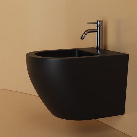 Биде подвесное Ceramica Nova Uno CN11002MB черный матовый