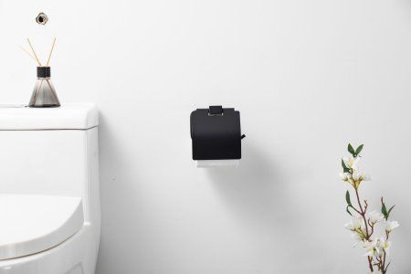 Держатель туалетной бумаги Frap F3YQ06QP03FC-6CO, черный