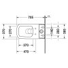 Чаша для унитаза-компакта Duravit DuraStyle 2156090000