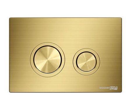 Кнопка смыва WasserKRAFT MGAU01XL матовое золото