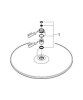 Верхний душ Grohe Rainshower Cosmopolitan Jumbo 28778000