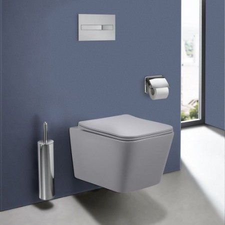 Унитаз Vincea Q-Line VT1-12MG (подвесной) серый матовый