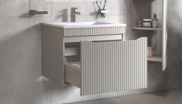 Тумба под раковину Velvex Alba 700-0-1 (Madera Modul) навесная тирамису (309 тирамису)