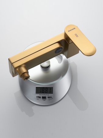 Смеситель для ванны Shevanik S4552G, Золотой сатин