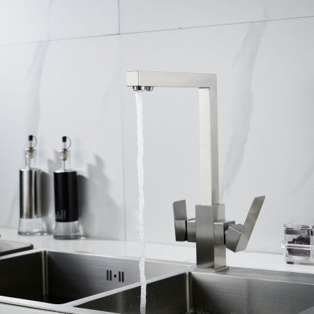 Смеситель для кухни Shevanik S1AG48YWL, Сатин