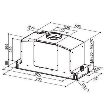 Вытяжка Faber IN-LIGHT EV8P X A70