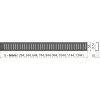 Решетка AlcaPlast PURE-1050BLACK черный матовый