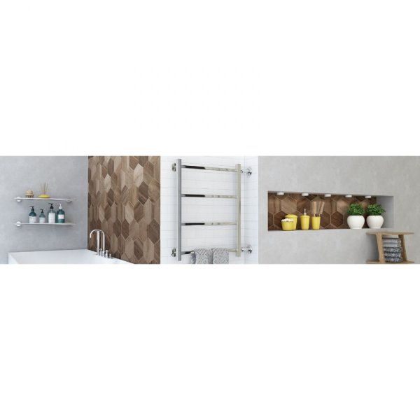 Полотенцесушитель водяной Стилье Версия-КБ 60х40 хром