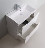 Тумба с раковиной BelBagno Marino MARINO-800-2C-PIA-BL-P 80 bianco lucido