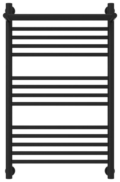 Полотенцесушитель водяной Сунержа Богема+ с 1 полкой 31-0223-8050 800x500 черный матовый