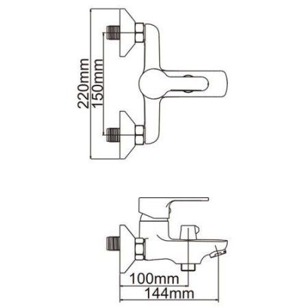 Смеситель Ledeme L3003 Хром