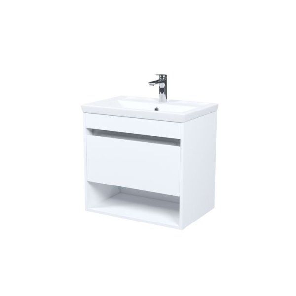 Тумба с умывальником, подвесная, с нишей, 60 см, белый, Zodiac X, IDDIS, ZDX60WNi95K подходит умыв. 4076000i28