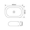 Раковина Comforty 78102MB матовая черная