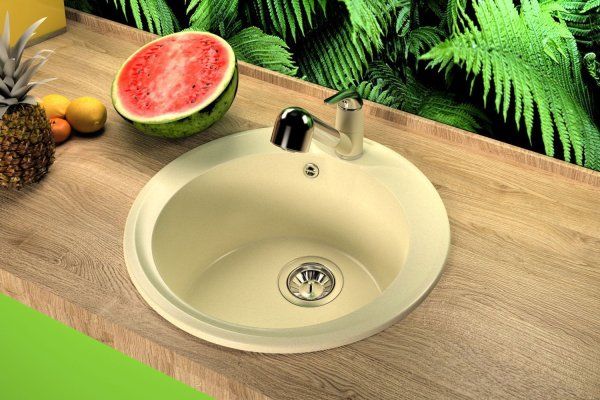 Кухонная мойка РОТАНГ 500 Dr. Gans 29.010.B0500 Белый