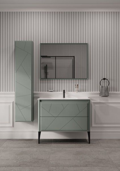 Шкаф-пенал Allen Brau Paris 35 1.360005.CGM олива матовый