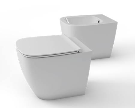 Чаша для приставного унитаза  Globo Genesis GN001.BI белый