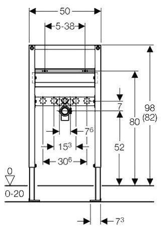 Система инсталляции Geberit Duofix 111.490.00.1 для раковин