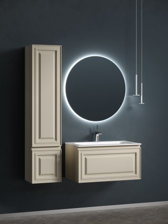 Тумба подвесная SANCOS Very 790х445х406, c одним  ящиком оснащенным доводчиками, Beige Soft , VR80CE