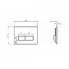 Кнопка смыва Ideal Standard W3708AC белая