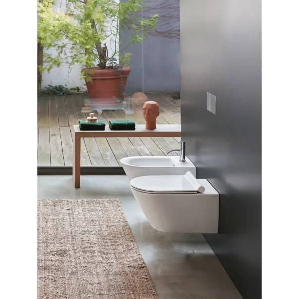 Унитаз подвесной Catalano Zero 0111550001 безободковый, торнадо, белый глянец