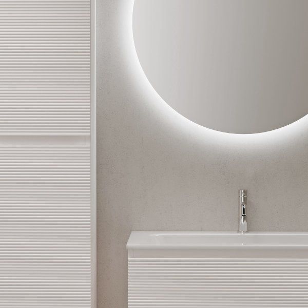 Тумба подвесная SANCOS Folk 790х445х500, c двумя ящиками оснащенными доводчиками, Bianco, FL80W