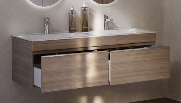 Тумба подвесная Velvex Pulsus 140 Дуб сонома (tp.PUL.PUL.140.2Y дуб сонома)