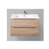 Тумба с раковиной BelBagno Etna ETNA-900-2C-SO-WO-P 90 Rovere Bianco