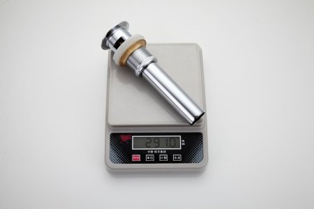 Донный клапан для раковины с переливом Frap F66-2, хром