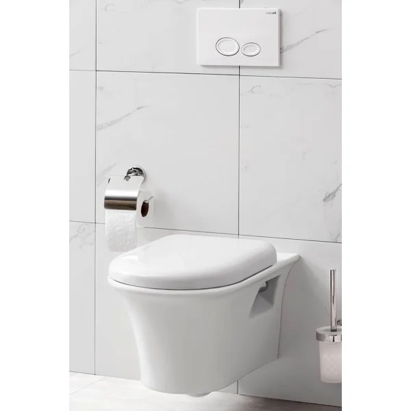 Кнопка смыва Creavit Drop GP200100 для инсталляции, белый