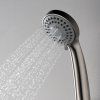 Душевая лейка WasserKRAFT Wern 4200 A120 3-функциональная, никель