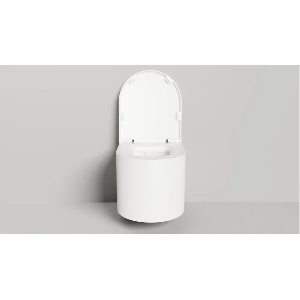 Унитаз подвесной Salini S-Stone Gemelli 240121KSM безободковый, с сиденьем микролифт, белый матовый