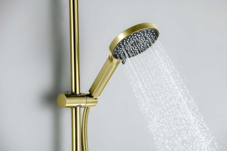 AQ2022BG ЛУГАНО душевой гарнитур, шлиф.золото