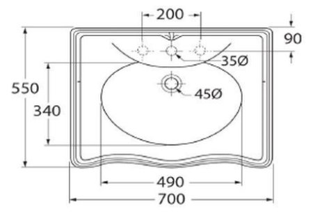 Раковина Migliore Impero 20787