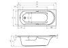 Ванна акриловая Riho Future BC2800500000000 170x75