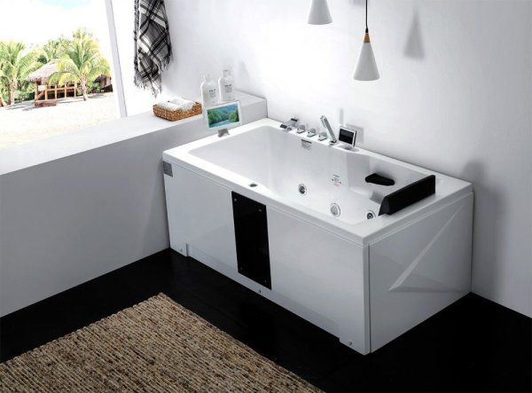 Акриловая ванна Gemy G9066 II O L с гидромассажем