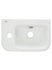 Умывальник с отверстием под смеситель, AQUAme AQM5006L, Левый 375х245х135