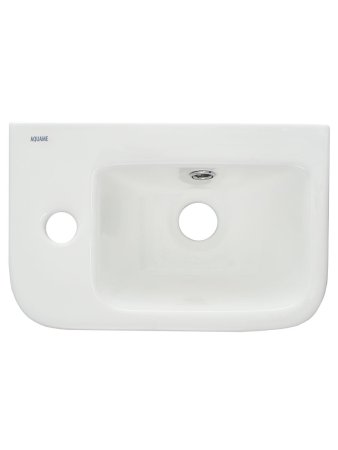 Умывальник с отверстием под смеситель, AQUAme AQM5006L, Левый 375х245х135