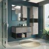 Зеркало-шкаф COMFORTY "Франкфурт-90" бетон светлый