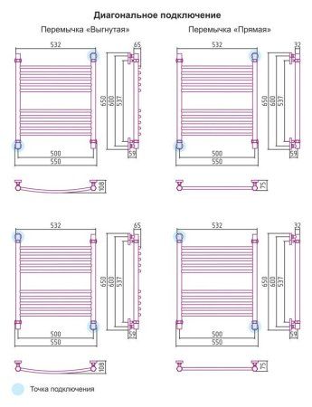Полотенцесушитель водяной Сунержа Богема 600x500 состаренная бронза выгнутый