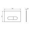 Кнопка смыва Ideal Standard ProSys Oleas R0116AA хром