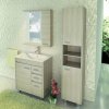 Тумба-умывальник COMFORTY "Марио-75" сосна лоредо с раковиной "Quadro 75"