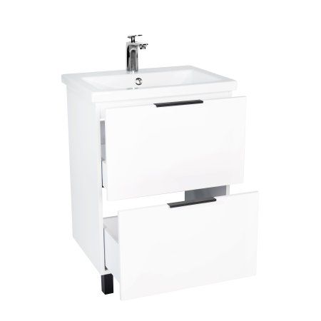 Тумба VIANT "Берлин" MODUO 60 2 ящика белая 444х570х820 (VBER60MDBEL-T2Y)