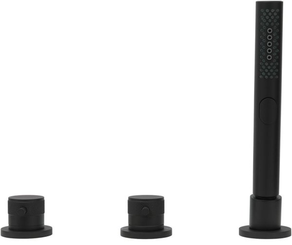 Смеситель на борт ванны Allen Brau Priority 5.FD31EQ00BJ7-AN31KK (с внутренней частью) черный матовый