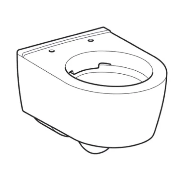 Унитаз подвесной Geberit iCon 204070000 безободковый, белый