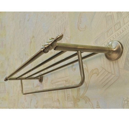 Полка Art&Max Bohemia AM-E-4222-Br для полотенец бронза