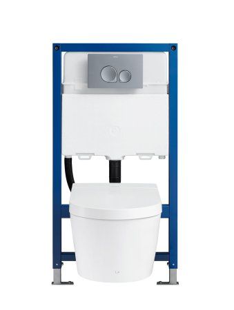 Умный подвесной унитаз AKH1051H / инсталляция AHY1051/ клавиша AHM051G