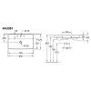 Раковина Villeroy & Boch Collaro 4A3381R1 80*47 белый альпин CeramicPlus