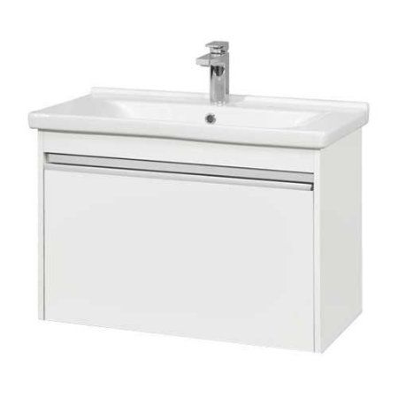 Тумба с раковиной Aquaton Капри 1A230201KP010 80 белый глянец